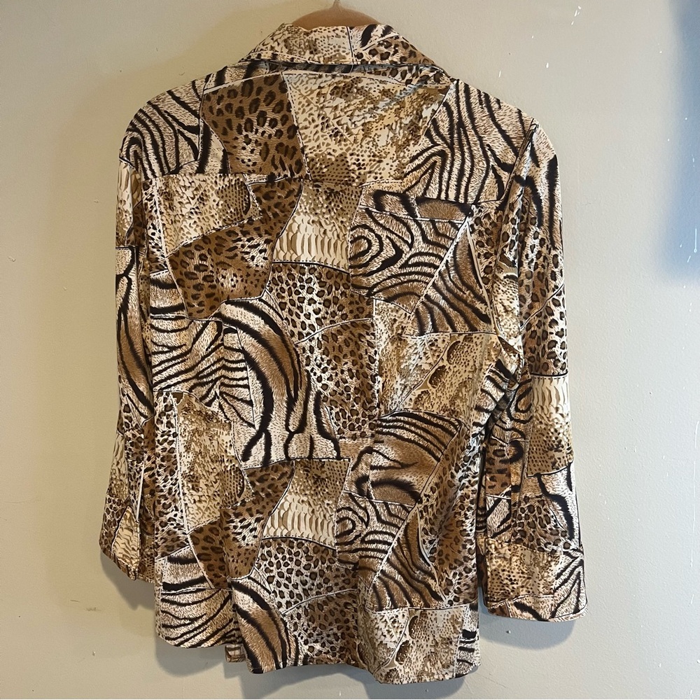 Essentials By Milano Button Up Blouse - image 5